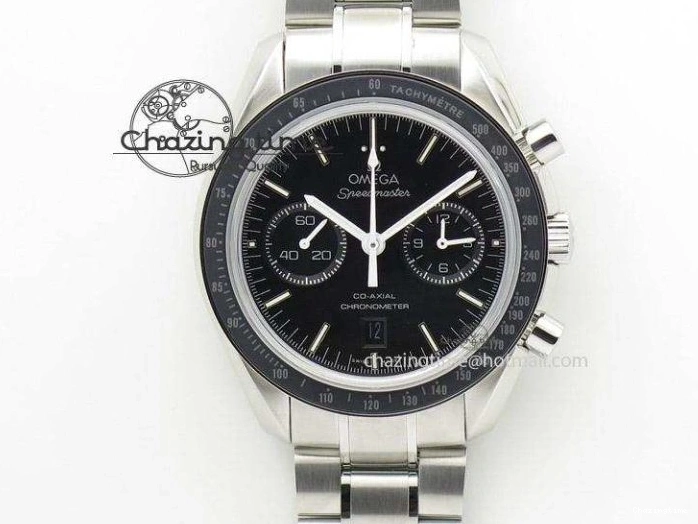 0420 Planet Ocean 43.5mm SS VSF 1:1 Best Edition Black Orange Bezel Black Dial on SS Bracelet A8900 Super Clone Breathable 8003